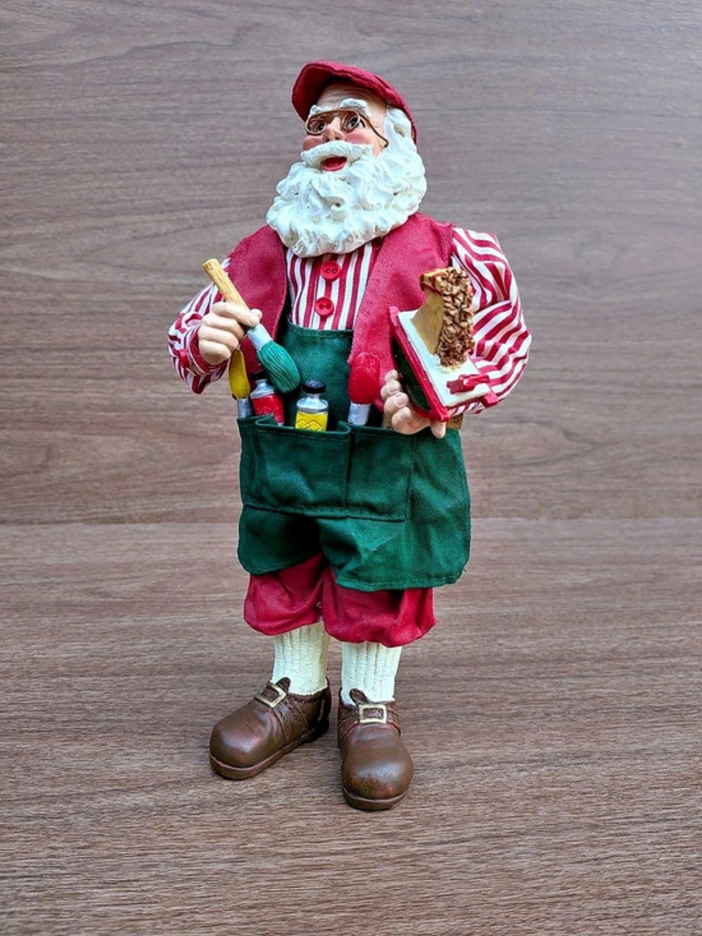 Possible Dreams Santa Claus Figurine Decor Red & Green